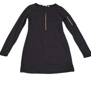 Athleta Women Dasher Dunic sweater Wool Blend Long sleeves Dress sz S